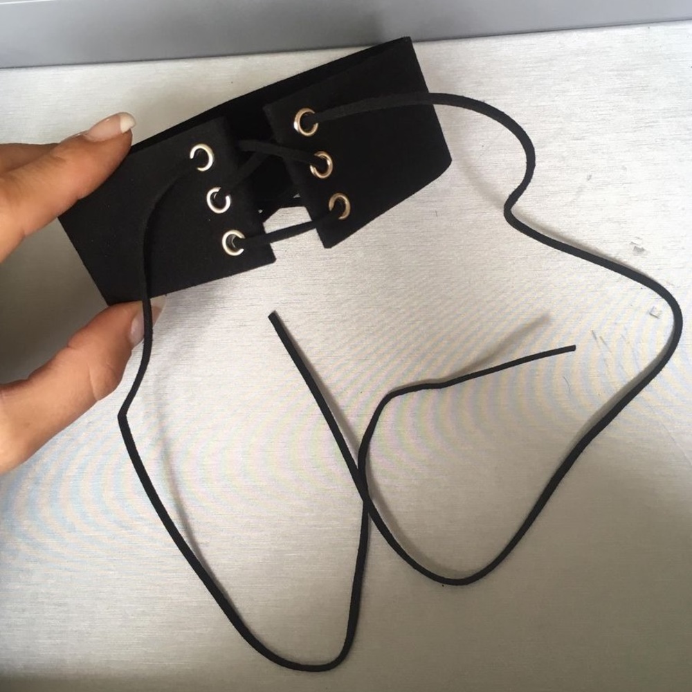 Collar String Choker Necklace